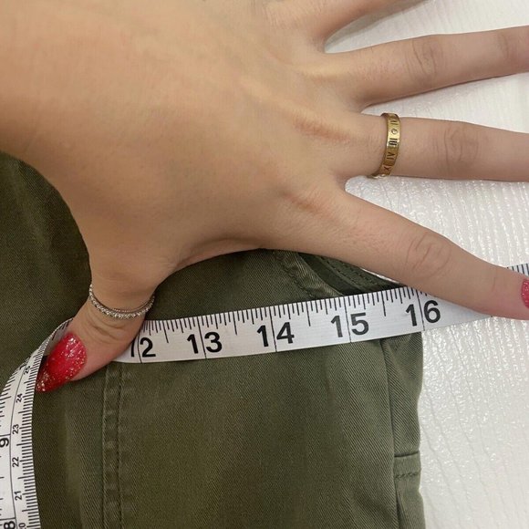 Maeve Anthropologie Sz 0 Army Green Belted Utility Denim Shift Dress - Picture 7 of 7